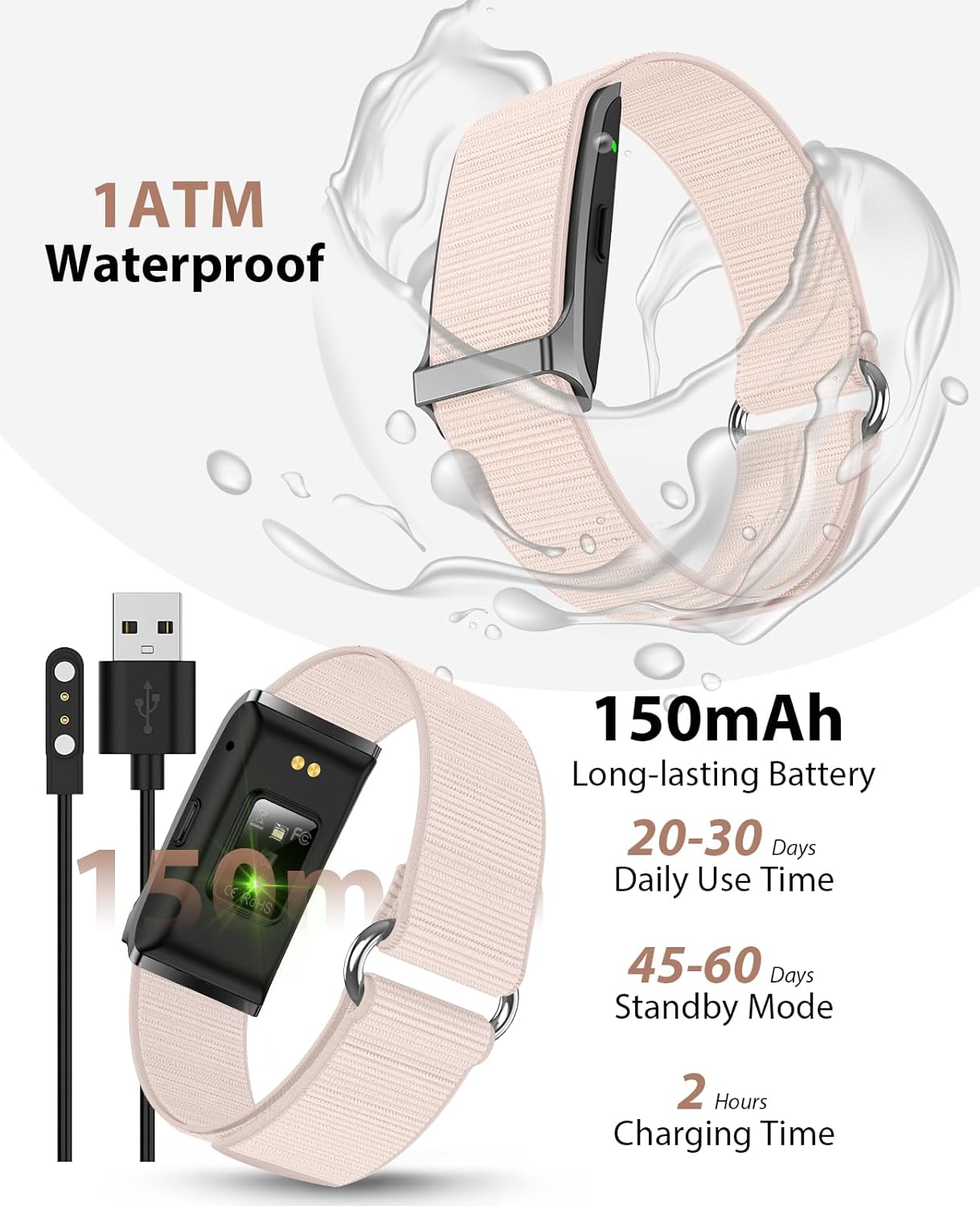 Purilite Select Minimalist Smart Fitness Tracker
