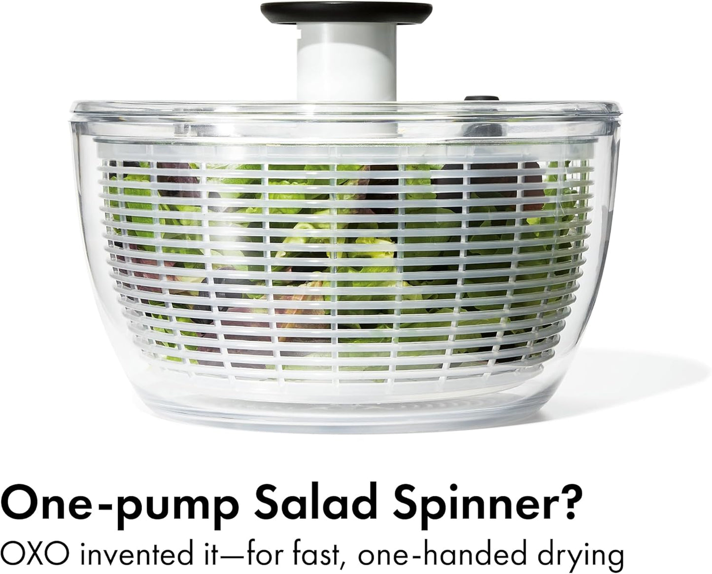OXO Good Grips Good Grips Salad Spinner, 10.25-Inch Clear