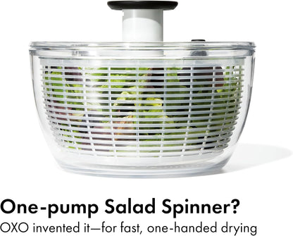 OXO Good Grips Good Grips Salad Spinner, 10.25-Inch Clear