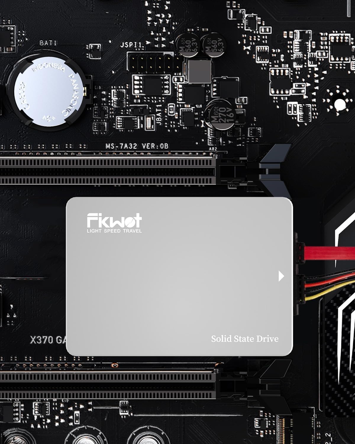 Fikwot FX815 1TB SSD, 2.5" SATA SSD, Internal Solid State Drive, Up to 560MB/s, Compatible with Laptop & PC Desktop