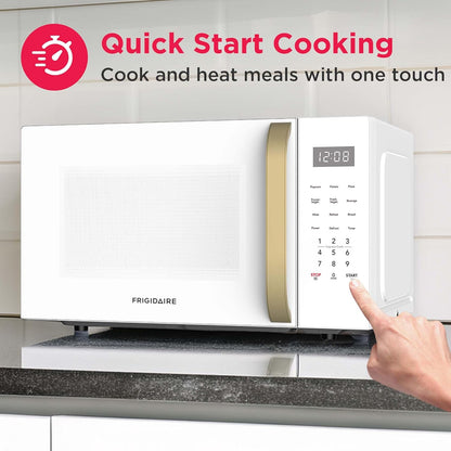 1.05 Cu. Ft. Retro Microwave Oven | 900W, 10 Power Levels and Auto Cook Presets
