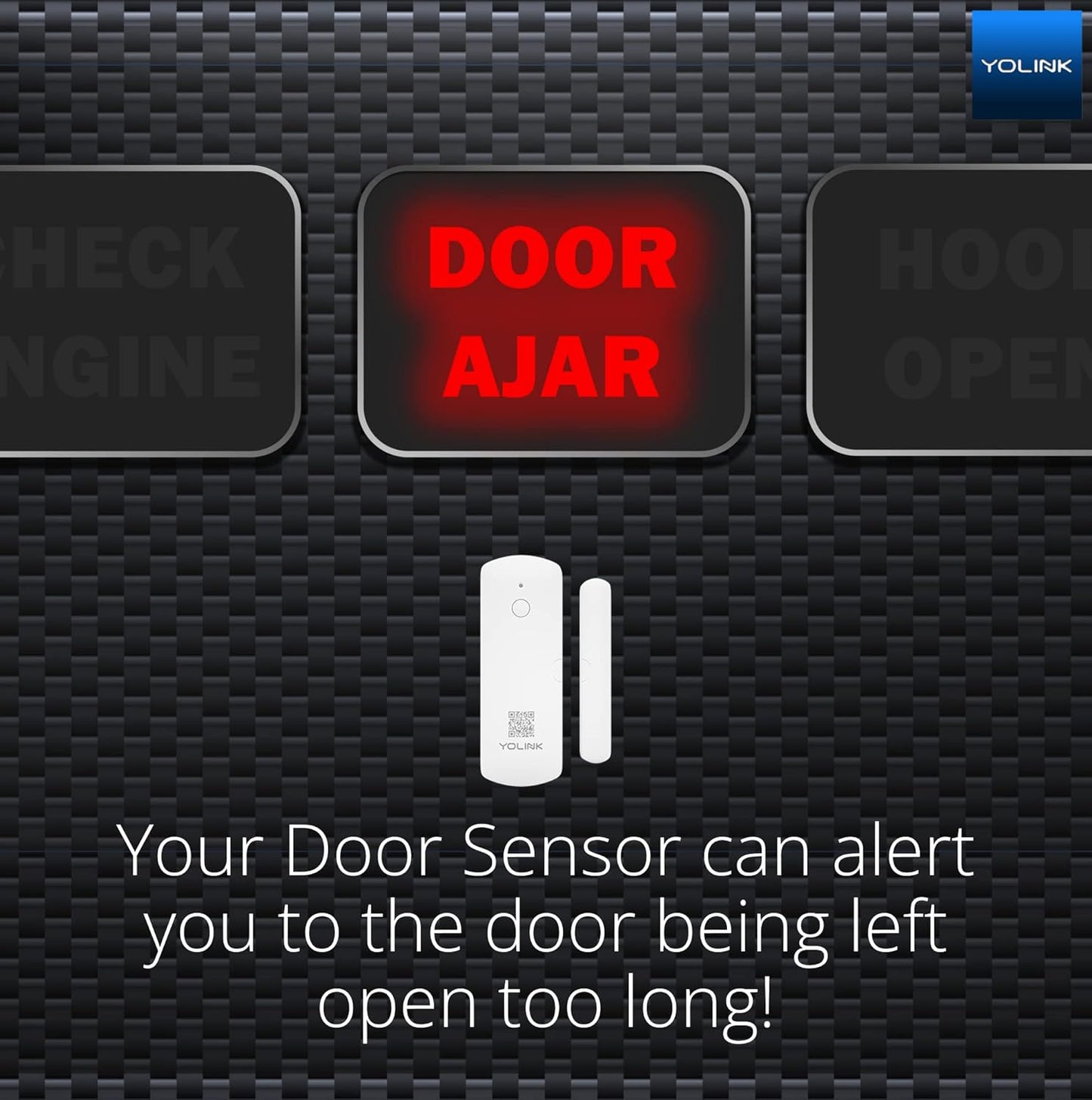 YoLink Smart Home Starter Kit: 4 Door/Window Sensors & Hub Kit, Compatible with Alexa, IFTTT, App for Remote Monitoring, Control and Alerts, Door Still Open (Door Left Open) Alerts