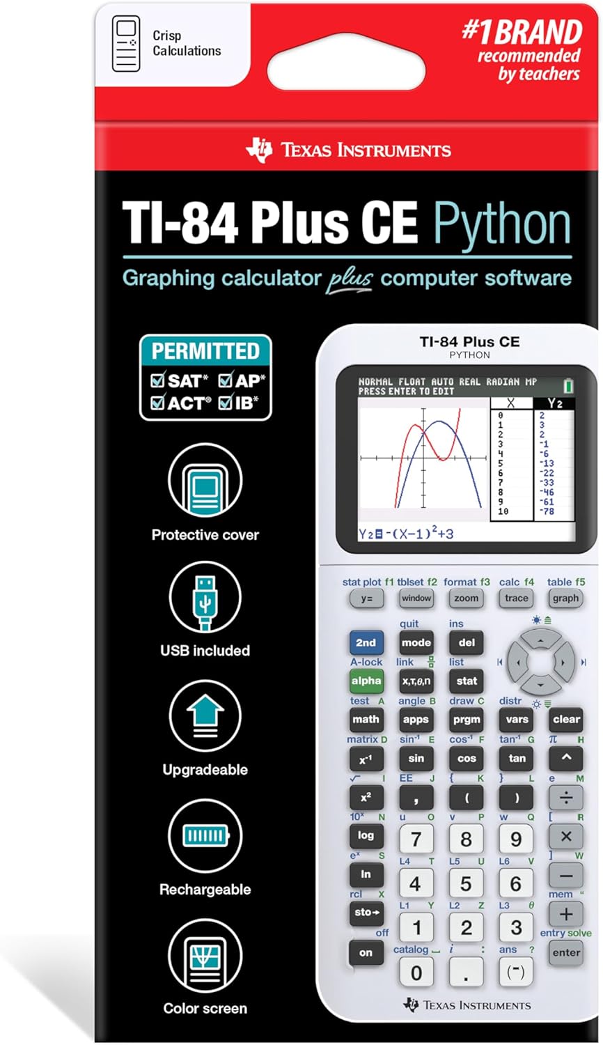 Texas Instruments TI-84 Plus CE Pink Graphing Calculator