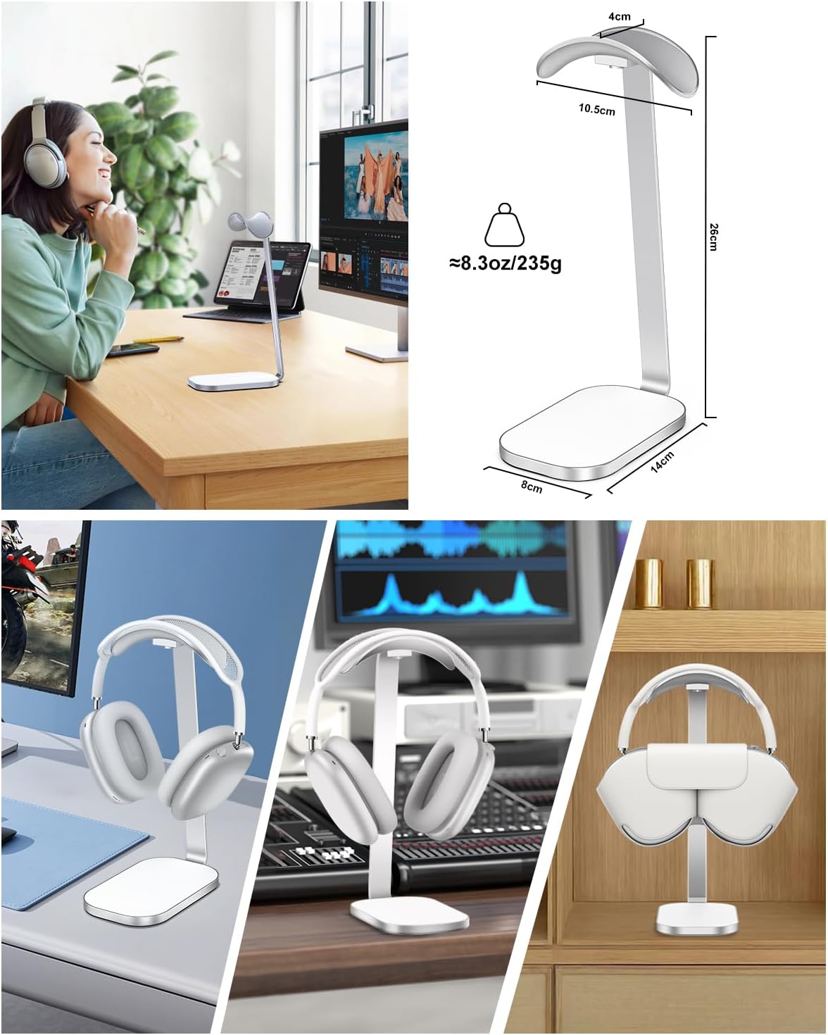 Purilite Select Wooden Headphone Stand