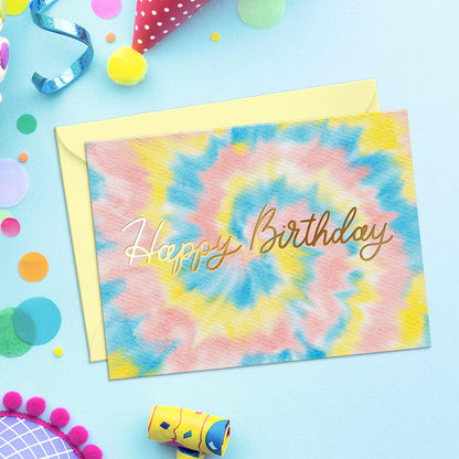 Sweetzer & Orange Happy Birthday Cards with Envelopes and Assortment Box – Variety Set of 50 Assorted Birthday Notes. Perfect Bulk Pack for Celebrations, Office, Friends, Family, and Special Occasions