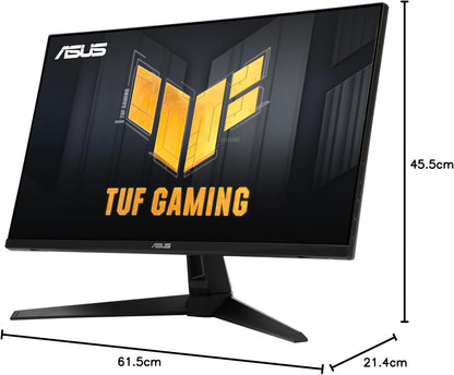 ASUS TUF Gaming 27” 1440P Gaming Monitor (VG27AQM1A) - QHD (2560x1440), 260Hz, 1ms, Fast IPS, ELMB Sync, Freesync Premium, G-Sync compatible, Variable Overdrive, 90%DCI-P3, DisplayHD 400, 3yr warranty