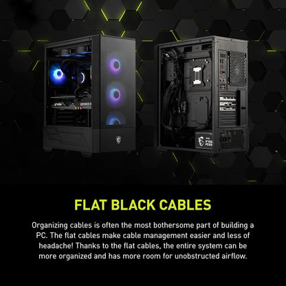 MSI MAG A750GL PCIE 5 Gaming Power Supply - Full Modular - 80 Plus Gold Certified 750W - Compact Size - ATX PSU - PuriLite