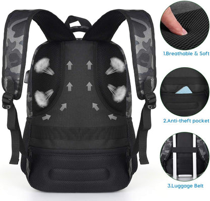 Backpack for Teen Girls,Boys School Backpack for Women with USB,College Backpack,Big Flower