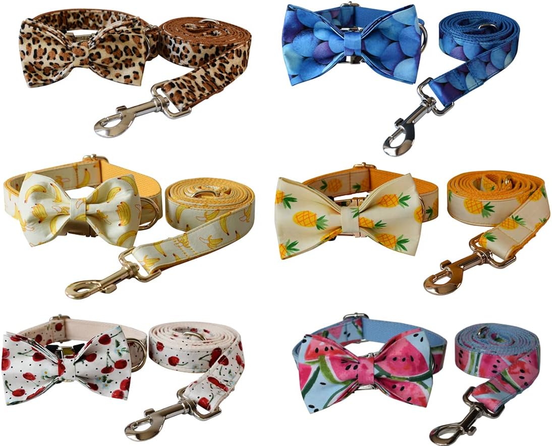 Custom Dog Collar with Metal Buckle - Pet Collars Personalized with Name and Phone Number (Plaid)