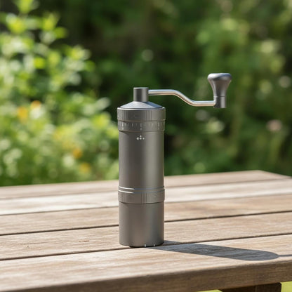 Mini Coffee Machine Coffeeware Appliance Dorm Office Travel Manual Burr Handheld Device Stainless Steel Compact Hand Crank Camping
