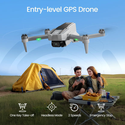 Holy Stone HS440G Drones for Adults with Cameras 4k, Under 250g, FPV RC Quadcopter with Brushless Motors, 5GHz Transmission, Auto Return, Follow Me, Waypoints, Foldable Camera Drone Lightweight
