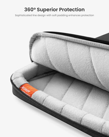 tomtoc 360 Protective Laptop Shoulder Bag for 16-inch MacBook Pro M4/M3/M2/M1 Pro/Max A3403 A3186 A2991 A2485 2024-2019, Water-resistant Sleeve for Dell XPS 15 Surface Book 3 The New Razer Blade 16