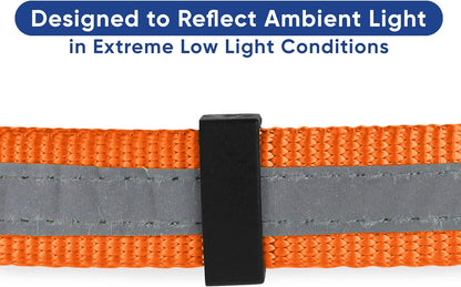 Pawtitas Chain Martingale Dog Collar Puppy Collar Reflective Dog Collar Training Dog Collar Behavioral Dog Chain Collar Collar Large Dog Collar Orange Dog Collar