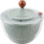 Shatomo Salad Spinner, Large 5L Easy to Use Lettuce Spinner, Fruit and Vegetable Spinner with Non-Slip Base, Drain and Stop Button