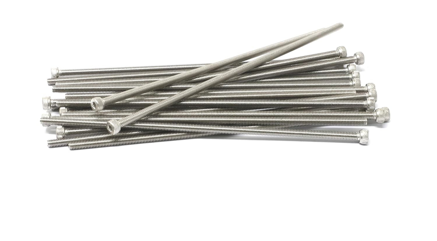 iexcell 25 Pcs M6 x 20mm Thread Pitch 1 mm Stainless Steel 304 Hex Socket Head Cap Screws Bolts Kit