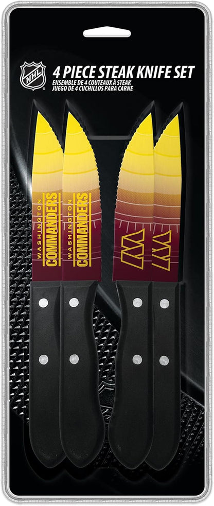 The Sports Vault by Inglasco NFL Chicago Bears Steak Knives