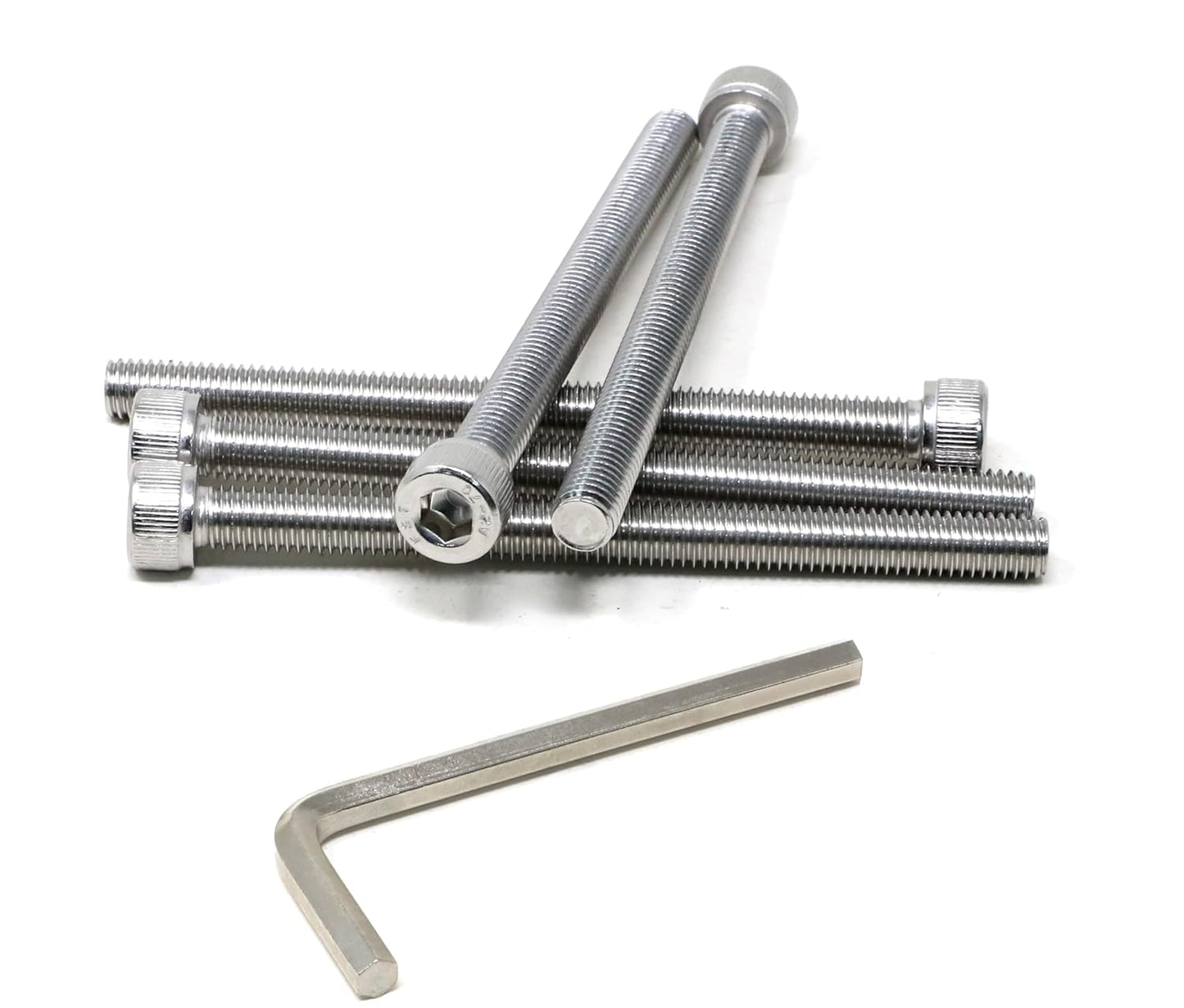 iexcell 25 Pcs M6 x 20mm Thread Pitch 1 mm Stainless Steel 304 Hex Socket Head Cap Screws Bolts Kit