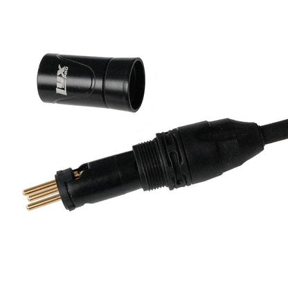 LyxPro 6 Feet XLR Microphone Cable Balanced Male to Female 3 Pin Mic Cord for Powered Speakers Audio Interface Professional Pro Audio Performance and Recording Devices - Blue