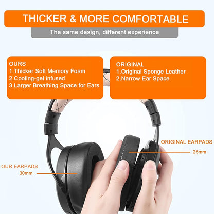 HS60 Earpads, GVOEARS Replacement Ear Pads Cushion for Corsair HS70 HS60 HS50, Softer Durable Knitted Gaming Headset Noise Isolation Earpads (Grey)