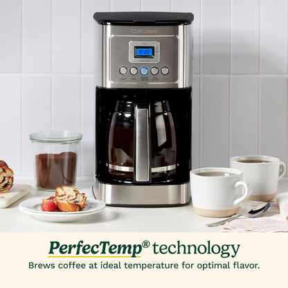Programmable 14-Cup Coffee Maker | Stainless Steel Drip Coffee Machine with Brew Strength Control