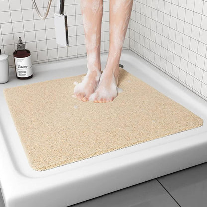 Loofah Mats for Shower, Non Slip | Quick Drying | Soft on Your Feet | Soft Textured Shower Mat Bath Mat Bathtub Mat Massage Mat Loofah Mat for Bathroom,Shower Tub or Wet Areas