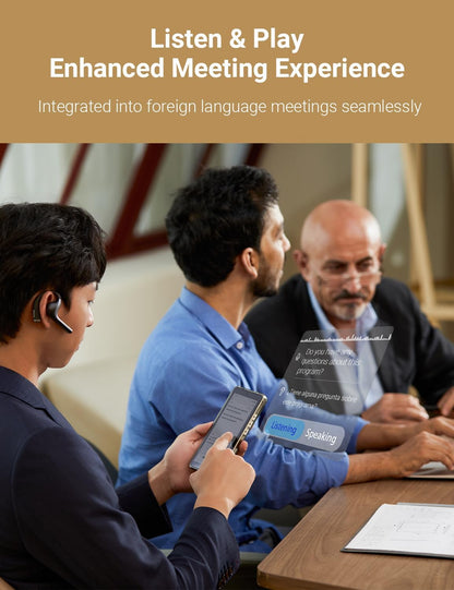 Timekettle W4 Pro AI Interpreter Earbuds,Bidirection Simultaneous Translation,Translator Device Supporting 40 Languages,Translator Earbuds for Call and Video Translation, APP Work with IOS and Android