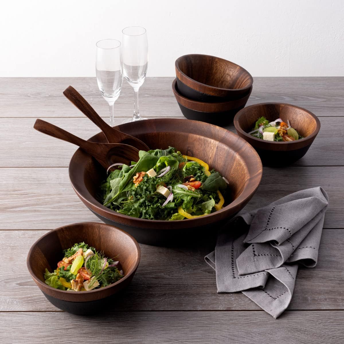 Noritake Kona Wood Salad Servers