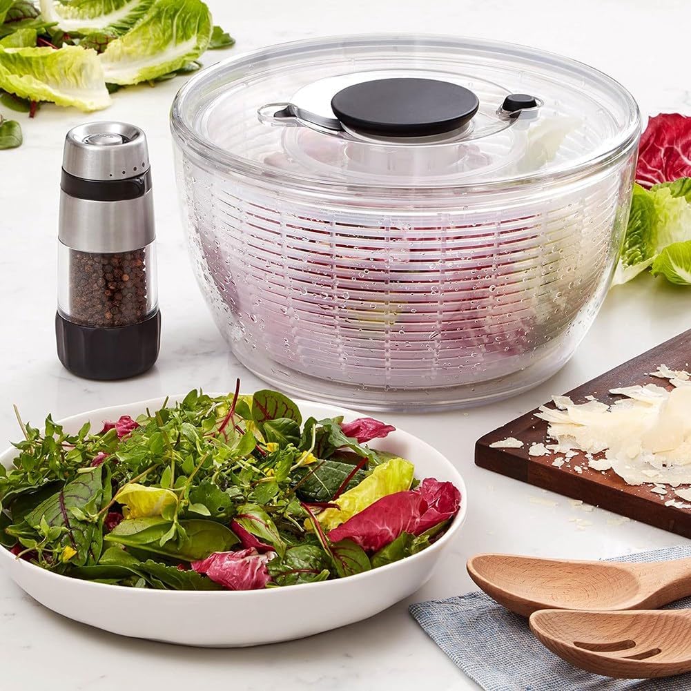 Cenroelon Salad Spinner Lettuce Dryer Vegetable Dryer Salad Mixer for Greens, Herb, Berry, Fruits