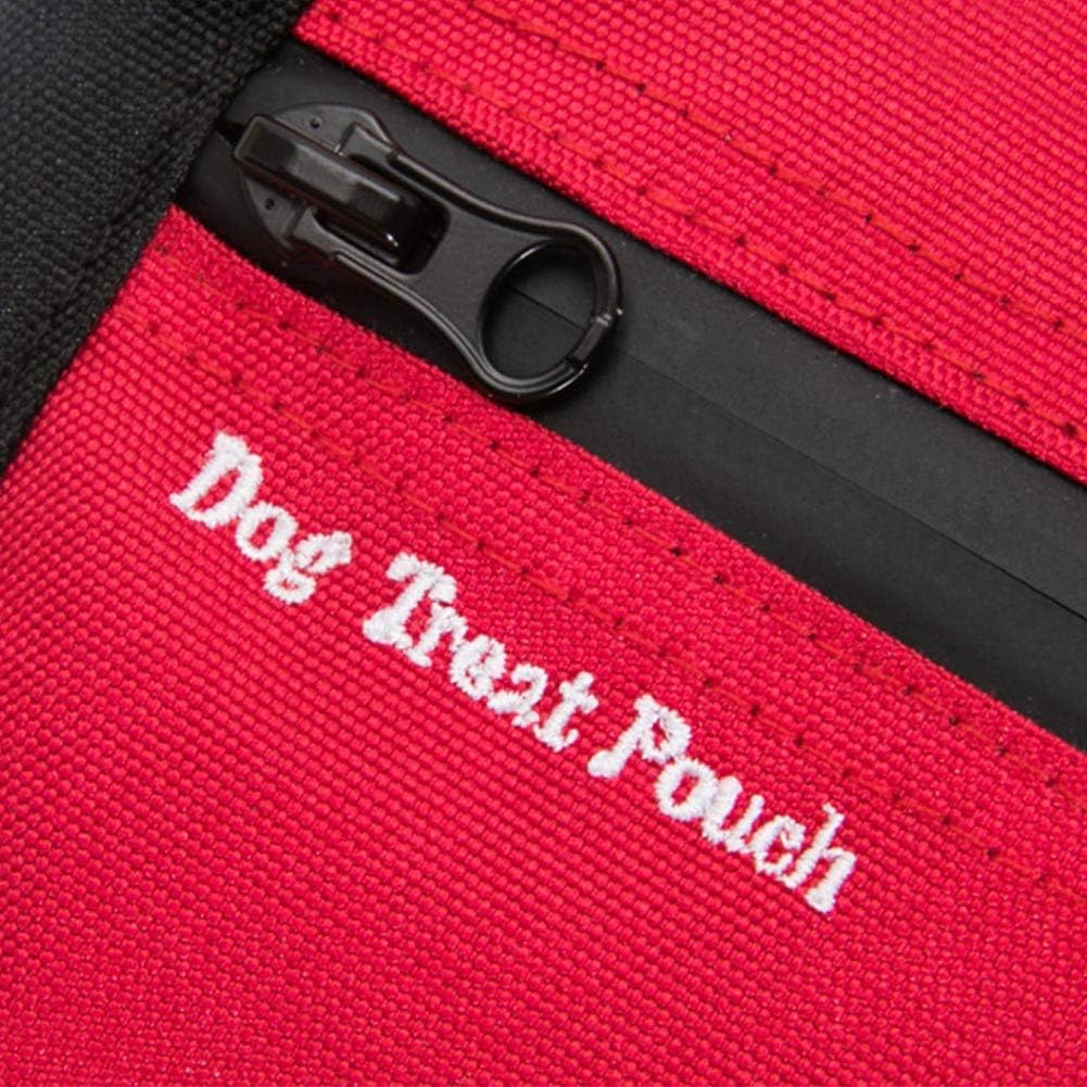 eBasics Dog Treat Pouch for Training Doggie Puppy Snack Reward Pouch Bait Bag Pet Treat Carrier Holder with Clip Waist Belt Magnetic Opening