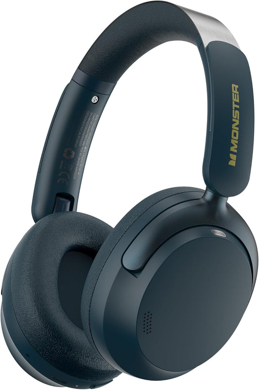 Monster Persona 3rd ANC Active Noise Canceling Headphones, Over-Ear Wireless Bluetooth 5.4 Headphones with 6 Mics, 70H Playtime and 3 EQ Modes, Foldable Comfort Headphone for Travel/Work