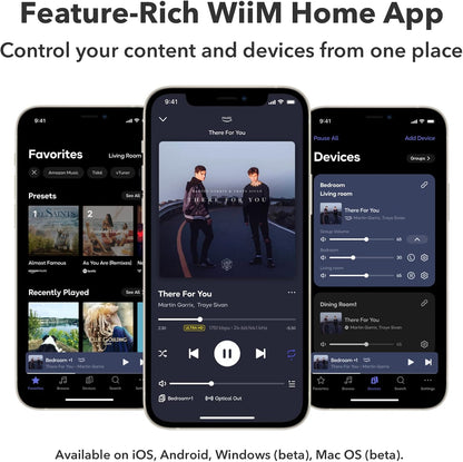 Audio Pro A10 MKII Wireless Multiroom Speaker, WiiM Edition | High Fidelity, Bluetooth, WiFi | Compatible with AirPlay 2, Google Cast, Siri, WiiM Home App, Stream Spotify, Tidal & More, Dark Gray