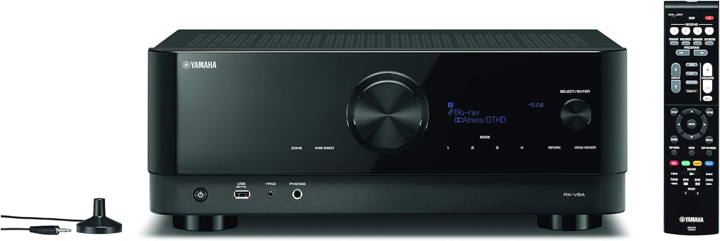 YAMAHA RX-V6A 7.2-Channel AV Receiver with MusicCast