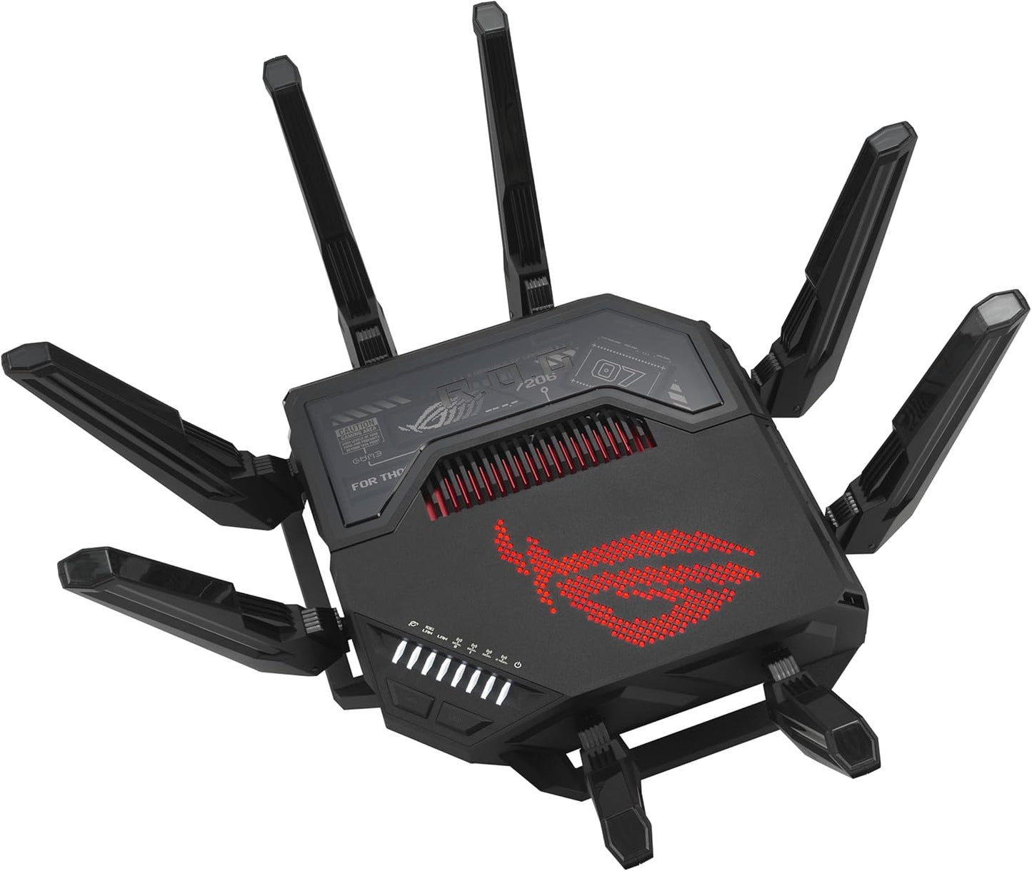 ASUS ROG Rapture WiFi 6E Gaming Router (GT-AXE16000) - Quad-Band, 6 GHz Ready, Dual 10G Ports, 2.5G WAN Port, AiMesh Support, Triple-Level Game Acceleration, Lifetime Internet Security, Instant Guard