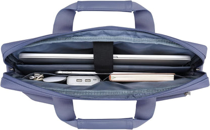 MOSISO Laptop Bag 16 inch, 15-15.6 inch Computer Shoulder Bag Compatible with MacBook Air 15 M4 M3 M2/Pro 16 M4 M3 M2 M1, Notebook &2 Raised&1 Flapover&1 Horizontal Pocket&Handle&Belt, Pink - PuriLite