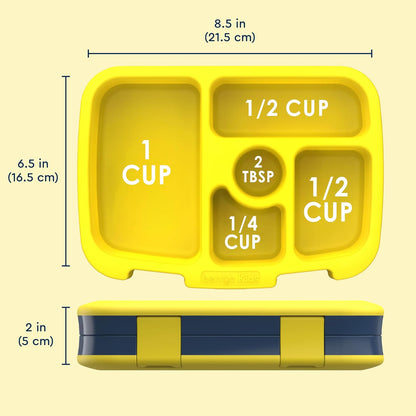 Bentgo Kids Prints Leak-Proof, 5-Compartment Bento-Style Kids Lunch Box - Ideal Portion Sizes for Ages 3 to 7 - BPA-Free, Dishwasher Safe, Food-Safe Materials - 2021 Collection (Llamas)