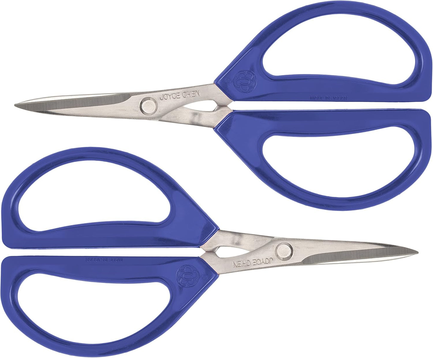 Joyce Chen Original Unlimited Kitchen Scissors All Purpose Kitchen Shears with Comfortable Handles, Blue, 2 Pack