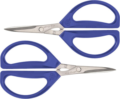 Joyce Chen Original Unlimited Kitchen Scissors All Purpose Kitchen Shears with Comfortable Handles, Blue, 2 Pack