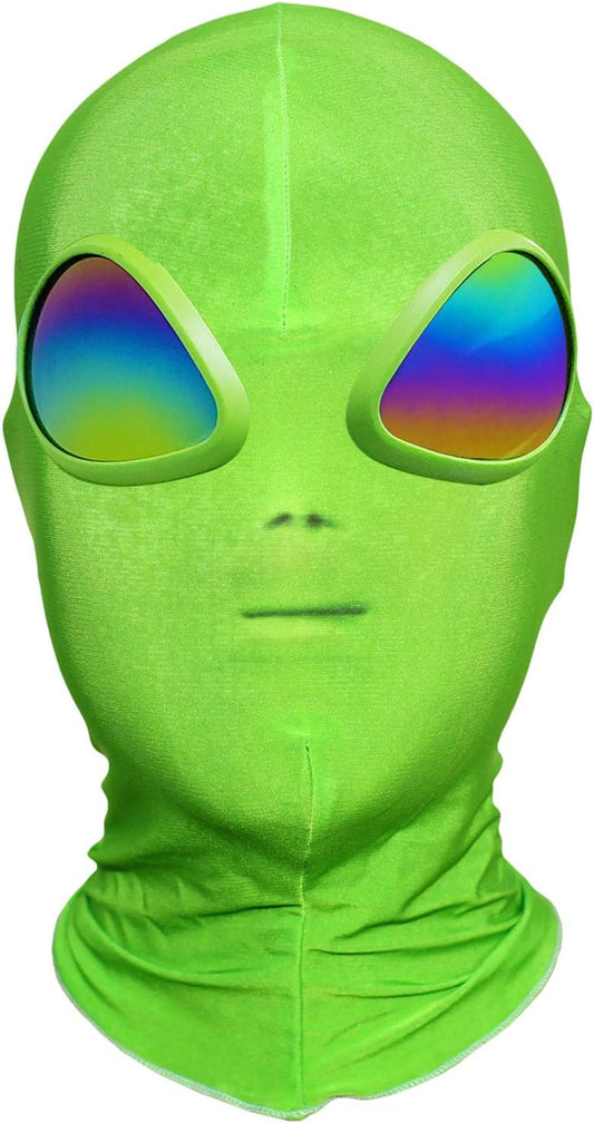 Stegosaurus Alien Mask Halloween Mask Cosplay ET Costume Halloween Party for Adult and Children，New Upgrade