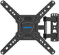 MOUNTUP Full Motion TV Wall Mount for Most 26-50 Inch TVs, Max VESA 300x300mm Wall Mount TV Bracket with Swivel Tilting Extension Level Adjustment for LED LCD Flat Curved TVs Up to 53 LBS MU0018
