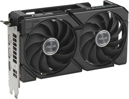 ASUS Prime Radeon™ RX 9060 XT 16GB GDDR6 OC Edition Graphics Card (PCIe 5.0, HDMI/DP 2.1, 2.5-Slot Design, axial-tech Fans, Dual Ball Fan Bearings, Dual BIOS, ASUS GPU Guard)
