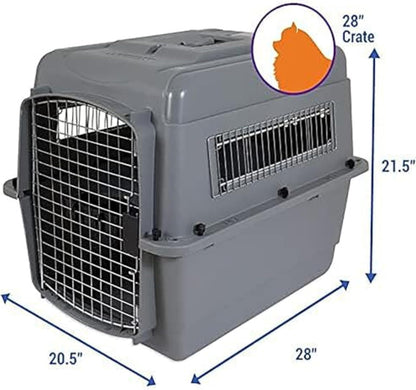 Petmate 00200 Sky Kennel for Pets from 25 to 30-Pound, Light Gray