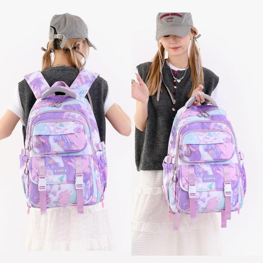 Backpack for Girls Kids Backpack Elementary School Backpack Boys Bookbag Schoolbag for Teen Boys - PuriLite