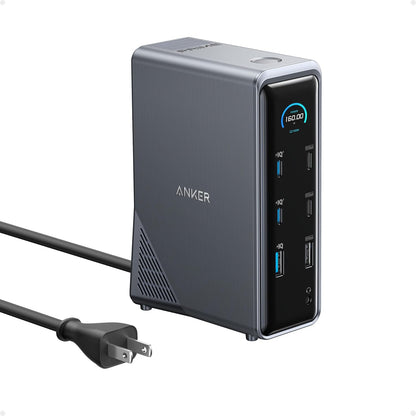 Anker Prime Docking Station, 14-Port, 160W Max, Dual 4K Displays