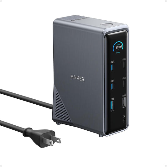 Anker Prime Docking Station, 14-Port, 160W Max, Dual 4K Displays