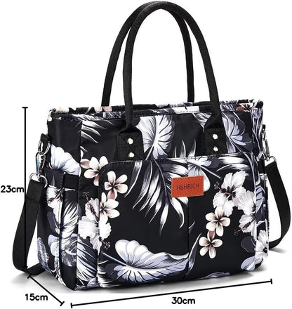 Lunch Bag for Women, Insulated Lunch Box for Work, Large Leakproof Cooler Purse with Side Pockets & Removable Shoulder Strap Women's Lunch Tote Bag for Picnic Work Beach Cute Lunch Bags (Heart)