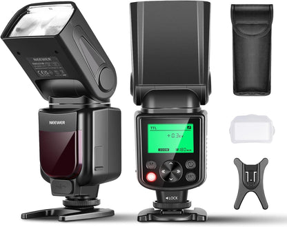 NEEWER NW635II-S TTL Camera Flash Speedlite with Soft Diffuser, Compatible with Sony A9 II A9 A7R V A7R IV A7 IV A7R III A7S III A7 III A7S II A7R II A7S A7 A7C A1 A6600 A6500 A6100 A6000 A99 A350