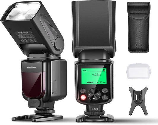 NEEWER NW635II-S TTL Camera Flash Speedlite with Soft Diffuser, Compatible with Sony A9 II A9 A7R V A7R IV A7 IV A7R III A7S III A7 III A7S II A7R II A7S A7 A7C A1 A6600 A6500 A6100 A6000 A99 A350