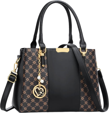 KKXIU Trendy Tote Bag for Women Lightweight Oxford Big Capacity Shoulder Purses and Handbags