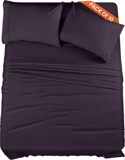 Utopia Bedding Queen Bed Sheet Set - 4 Piece Bedding - Soft Brushed Microfiber Fabric - Shrinkage & Fade Resistant - Easy Care (White)