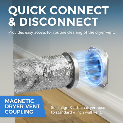 Magnetic Dryer Vent Coupling DV180 Magnetic Dryer Vent Connector Kit